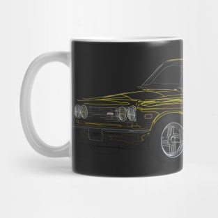 Datsun 510 - Classic Japanese Car Outline Mug